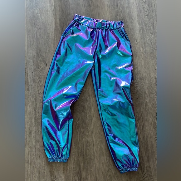Barbie retro iridescent faux leather leggings - Picture 1 of 5
